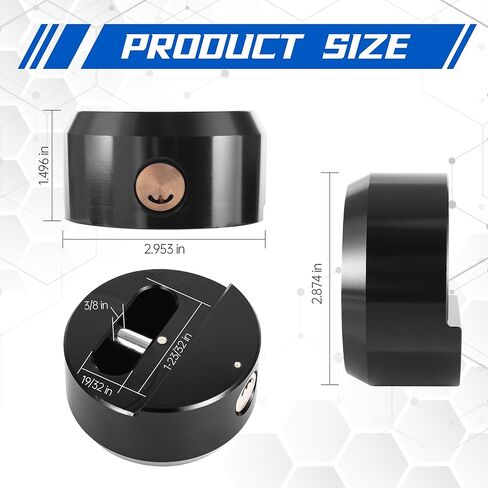 3 حزمة قفل قفل الصولجان دون أن يكون مفتاحًا على حد سواء أقفال الباب الثقيل الخفي لأقفال مضادة للسرقة 2-7/8 "مقاومة للألمنيوم الصلب in Kuwait