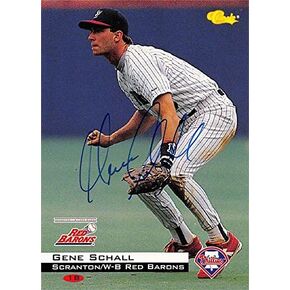 Gene Schall Cardball Baseball Card (Scranton Barons ، Phillies) 1994 Classic Rookie #113 - MLB Motophaged Cards in Kuwait