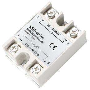 Relay SSR-10VA SSR-25VA SSR-40VA 10A 25A 40A Relais Regulator 24-380VAC Output SSR 10VA 25VA 40VA 50VA 60VA 100VA(SSR-80VA) in Saudi Arabia