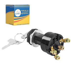 Golf Cart Ignition Key Switch 12 Volt for Club Car DS, Limo, Turf Gas Golf Cart 1996-up, Replace OEM 1018263-01 101826301 1012505 in Saudi Arabia