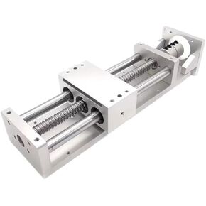 Axis Sliding Table Optical Axis Linear Guide Stage with Dust Cover Handwheel 100-700mm Stroke SFU1605 BallScrew(Effective 500mm) in Kuwait