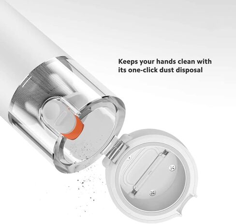 Xiaomi Handheld Vacuum 13,000Pa, Powerful Brushless Motor Cordless Car Vacuum Cleaner, Ultra Lightweight Portable Mini Hand Vacuum Rechargeable with Type-C Cable for Car/Home/Pet Hair in Saudi Arabia