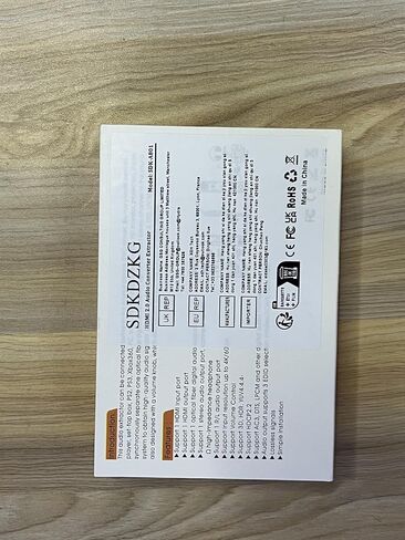 2.0 مستخرج الصوت ، محول الصوت 4K HDMI إلى HDMI + بصري SPDIF TOSLINK + 3.5 مم ستيريو + RCA L/R مع دعم التحكم في مستوى الصوت 4K@60Hz HDCP 2.2 HDR 3D YUV 4: 4: 4: 4 in Saudi Arabia