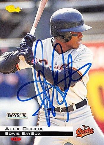 بطاقة بيسبول موقعة من أليكس أوتشوا (Bowie Baysox ، Orioles) 1994 Classic Rookie #120 - MLB Motograped Baseball Cards in Saudi Arabia