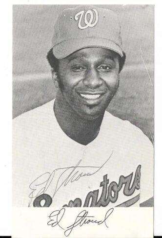 Ed Stroud Washington Senators Deceased 2012 Signed 3x5 Photo Card W/coa - MLB Autographed Baseball Cards in Saudi Arabia