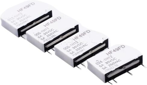 5Pcs/Lot Sale Relay 12V HF49FD-005-1H12 HF49FD-012-1H12 HF49D-024-1H12 4PIN 5A Relay 5V 12V 24V(24V) in Saudi Arabia