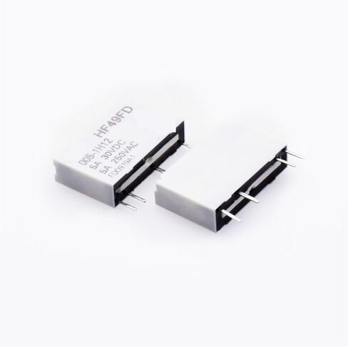 5Pcs/Lot Sale Relay 12V HF49FD-005-1H12 HF49FD-012-1H12 HF49D-024-1H12 4PIN 5A Relay 5V 12V 24V(24V) in Saudi Arabia
