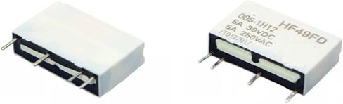5Pcs/Lot Sale Relay 12V HF49FD-005-1H12 HF49FD-012-1H12 HF49D-024-1H12 4PIN 5A Relay 5V 12V 24V(24V) in Saudi Arabia