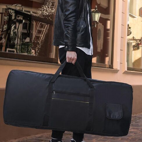 88 Key Keyboard Case, Electric Piano Keyboard Gig Bag with Handle, Waterproof & Thickened Oxford Cloth Keyboard Handbag for Concert Music Studio in Saudi Arabia