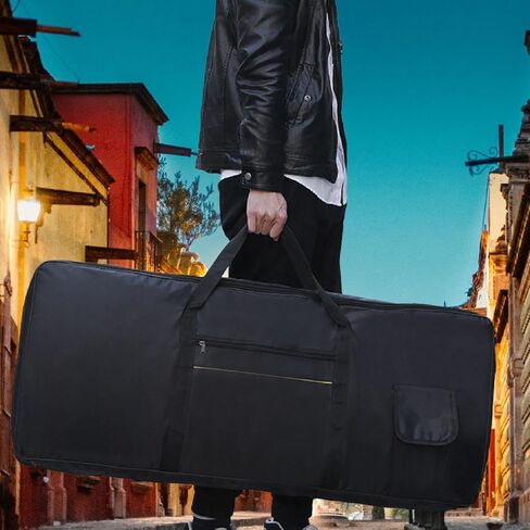 88 Key Keyboard Case, Electric Piano Keyboard Gig Bag with Handle, Waterproof & Thickened Oxford Cloth Keyboard Handbag for Concert Music Studio in Saudi Arabia