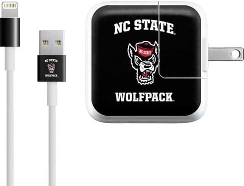 Skinit Decal Other Skin Compatible with iPad Charger (10W USB) - Officially Licensed College North Carolina State Wolfpack Design in Saudi Arabia