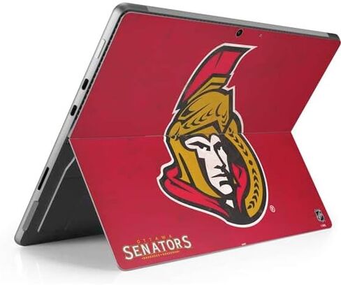 Skinit Decal Tablet Skin Compatible with Surface Pro 9 - Officially Licensed NHL Ottawa Senators Distressed Design in Saudi Arabia