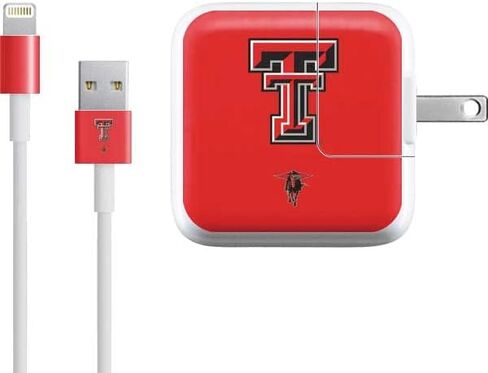 Skinit Decal بشرة أخرى متوافقة مع iPad Charger (10W USB) - College College Texas Tech Raiders Design in Saudi Arabia