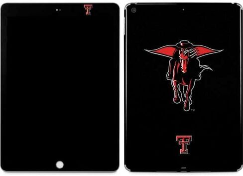 Skinit Decal Tablet Skin Compatible with iPad 9.7in (2018) - Officially Licensed College Red Raiders Logo Design in Saudi Arabia