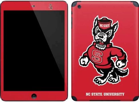 Skinit Skinit Tablet Skinner مع iPad Mini (1st & 2nd Gen) - تصميم College NC Wolfpack المرخص رسميًا in Saudi Arabia