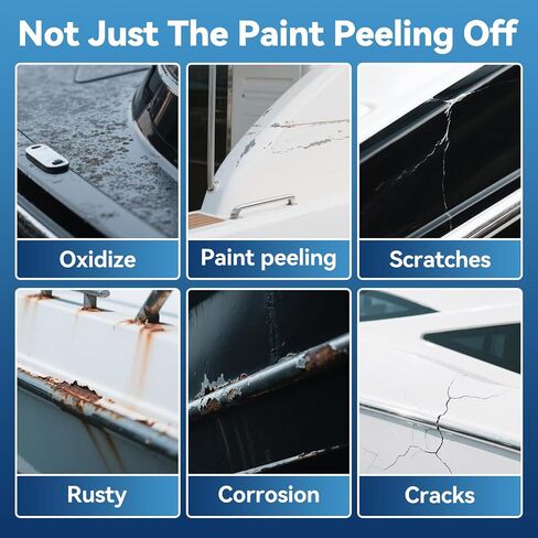 Boat Paint White Touch Up Pen High-Gloss White Boat Scratch Repair Marine Topside Bottom Enamel Marine Repair for Boats, Wood, Fiberglass, Aluminum, Metals Water-Based 30ml 1.5 oz in Saudi Arabia