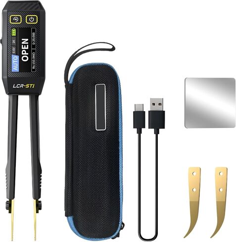 LCR Meter Multimeter Multimeter 10khz LCR Meter Tweezer مع دقة SMD Smd Mini Mini Mini لتردد جهد الحث ESR المقاوم ESR in Kuwait