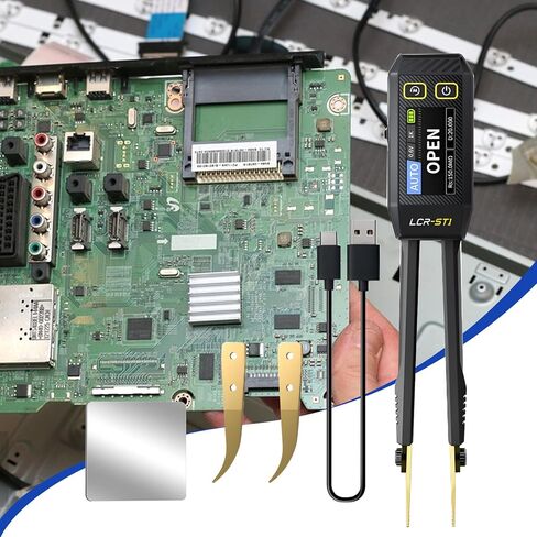 LCR Meter Multimeter Multimeter 10khz LCR Meter Tweezer مع دقة SMD Smd Mini Mini Mini لتردد جهد الحث ESR المقاوم ESR in Kuwait