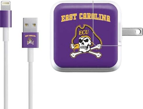 Skinit Schinit Skin Other Bink ANTORTACTION IPAD Charger (10W USB) - تصميم شعار College College ECU Pirates المرخص رسميًا in Saudi Arabia