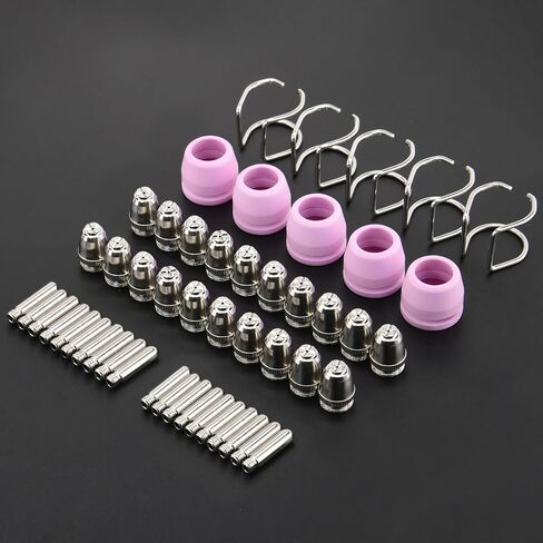 Ag60p Plasma Cutter Association ، Plasma Cutter Tips Foresles Coups Cups Kit 50pcs ، Ag60 WSD60 Ag55 Ag60p Plasma Torch Counstips in Saudi Arabia
