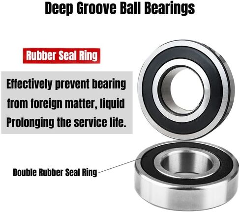 20 PCS 608-2RS Ball Bearings ، تحمل الصلب ، المطاط المزدوج ودعم RPM المرتفع ، محامل كرة أخدود عميقة مختومة. in Saudi Arabia