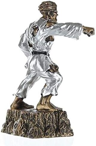 Decade Awards Karate Monster Trophy - 6.75 Inch Tall | Engraved Triumphant Beast Martial Arts Award - Customize Now in Saudi Arabia