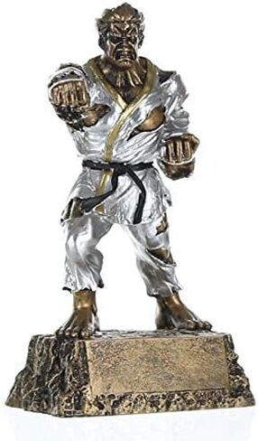 Decade Awards Karate Monster Trophy - 6.75 Inch Tall | Engraved Triumphant Beast Martial Arts Award - Customize Now in Saudi Arabia