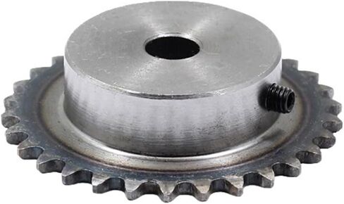 Steel Motor Drive Gear 1pc 04C Chain Gear Steel 10-24 Tooth Industrial Sprocket Wheel Motor Chain Drive Sprocket Tooth Bore 12mm Pitch 6.35mm(18 Teeth) in Saudi Arabia