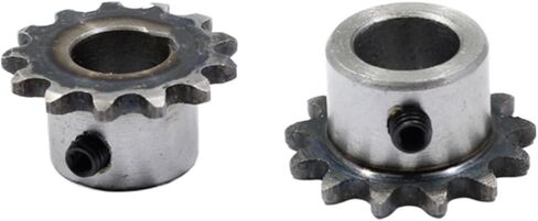Steel Motor Drive Gear 1pc 04C Chain Gear Steel 10-24 Tooth Industrial Sprocket Wheel Motor Chain Drive Sprocket Tooth Bore 12mm Pitch 6.35mm(18 Teeth) in Saudi Arabia