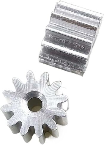 Steel Motor Drive Gear 1pcs Aluminum Alloy Gear 1M 10T 11 Tooth 12 Teeth Motor Shaft Pinion Parts 5mm Hole Accessories(11 Teeth) in Saudi Arabia