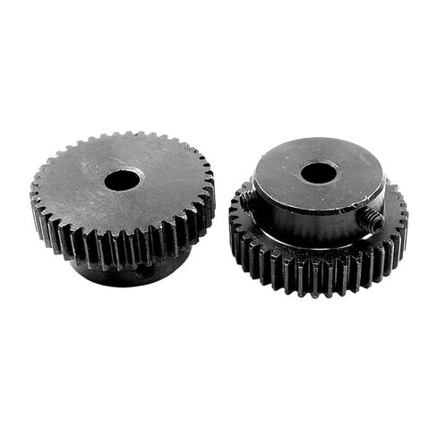 ترس محرك الصلب 1Mod 20TETH Spur Gear 1M20T مع ثقب داخلي 5/6/6.35 8 مم رف أسنان مستقيم 1M لمحرك CNC NEMA23 (6 مم) in Saudi Arabia