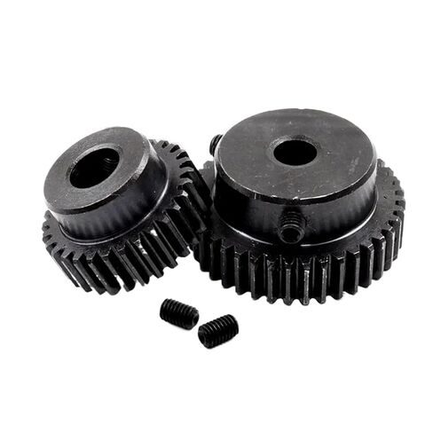 ترس محرك الصلب 1Mod 20TETH Spur Gear 1M20T مع ثقب داخلي 5/6/6.35 8 مم رف أسنان مستقيم 1M لمحرك CNC NEMA23 (6 مم) in Saudi Arabia