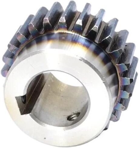 Steel Motor Drive Gear 1pcs 1.5M 12-19T Spur Gear Bore 8mm Motor Gear with Step Carbon Steel Transmission Accessories Part(18 Teeth) in Saudi Arabia