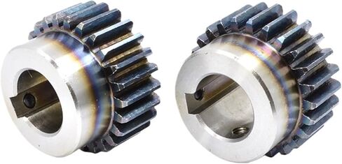 Steel Motor Drive Gear 1pcs 1.5M 12-19T Spur Gear Bore 8mm Motor Gear with Step Carbon Steel Transmission Accessories Part(18 Teeth) in Saudi Arabia
