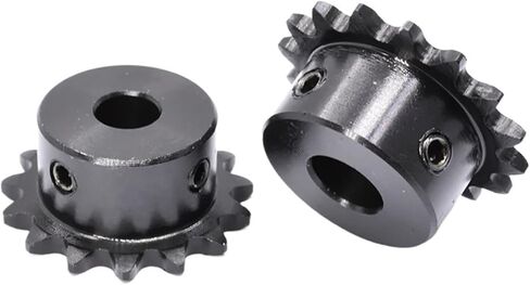 Steel Motor Drive Gear 04C 15Teeth - 30 Teeth Sprocket Wheel 45# Steel Bore 10mm Industrial Chain Gear with Top Wire Motor Chain Drive(04C-26 Teeth) in Saudi Arabia