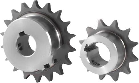 Steel Motor Drive Gear 1pcs 08B 40 Teeth Chain Gear Steel 40T Industrial Drive Sprocket Wheel Bore 18/20/22/24/25/28/30/32/35/38/40/42/45/48/50mm(25mm (Keyway 8mm)) in Saudi Arabia