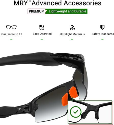 Mryok استبدال قطع الأنف منصات الأنف لـ Oakley Bisphaera OO9400 Sunglass - خيارات in Saudi Arabia