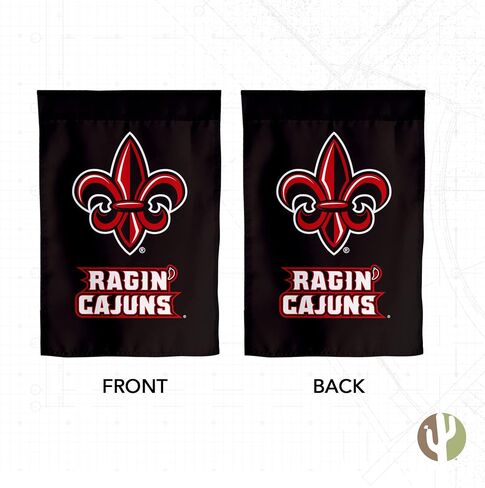Desert Cactus University of Lousiaiana Lafayette ULL Garden Flag – 19 x 12 inch Ragin' Cajuns Banner, For Outdoor Display and Events (Design M) in Saudi Arabia