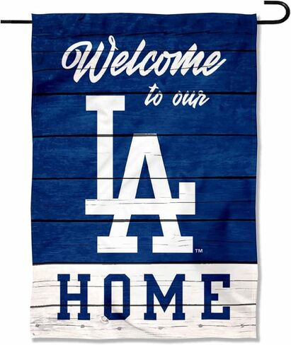 Los Angeles Dodgers Welcome To Our Home Double Sided Garden Flag in Saudi Arabia