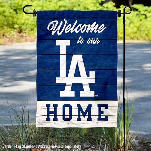 Los Angeles Dodgers Welcome To Our Home Double Sided Garden Flag in Saudi Arabia