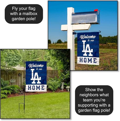 Los Angeles Dodgers Welcome To Our Home Double Sided Garden Flag in Saudi Arabia