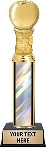 Crown Awards 11" Apple Trophies, Teachers Apple Award Trophy with Custom Engraving Prime in Saudi Arabia