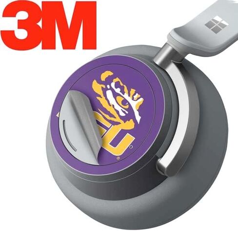 Skinit Decal Audio Skin Compatible with Surface Headphones - Officially Licensed LSU Tigers Mascot Design in Saudi Arabia
