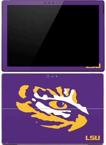 Skinit Skinit Decal Tablet Skiner مع Surface Pro 4 - تصميم شعار LSU Tiger Eye المرخص رسميًا in Saudi Arabia