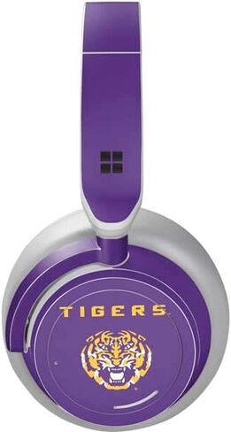 Skinit Skinit Audio Audio Skiner مع سماعات الرأس السطحية - تصميم LSU Tigers المرخص رسميًا in Saudi Arabia