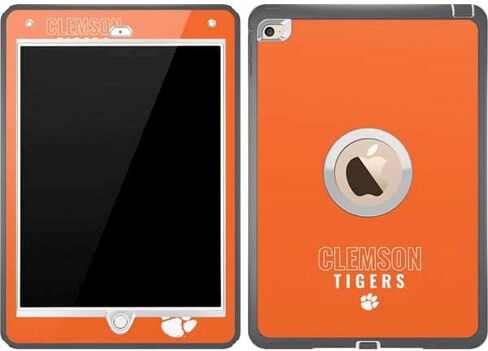 Skinit Skinit Skin Compatible مع Otterbox Defender iPad Air 2 - تصميم شعار Clemson Tigers المرخص له رسميًا in Saudi Arabia