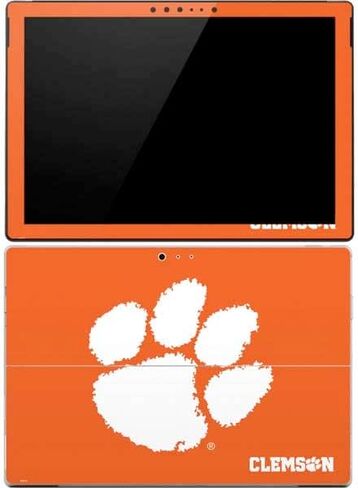 Skinit Decal Tablet Skin Compatible with Surface Pro 4 - Officially Licensed Clemson University Tigers Logo Design in Saudi Arabia