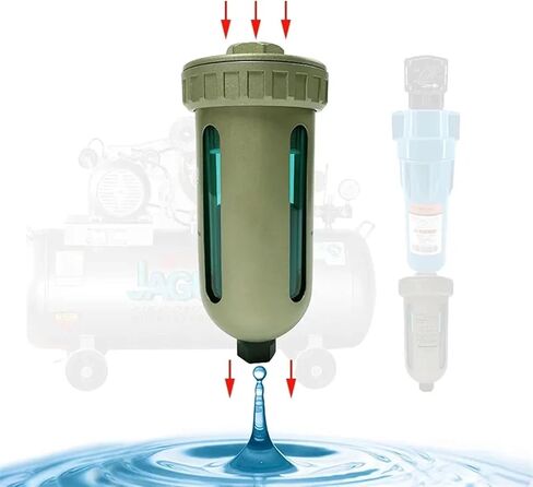 1/2 Electronic Drain Valve Air Compressor Filter Dry Air Storage Tank Drain Cooler Dry Electromechanical Magnetic Valve 220v(Automatic Drain) in Kuwait