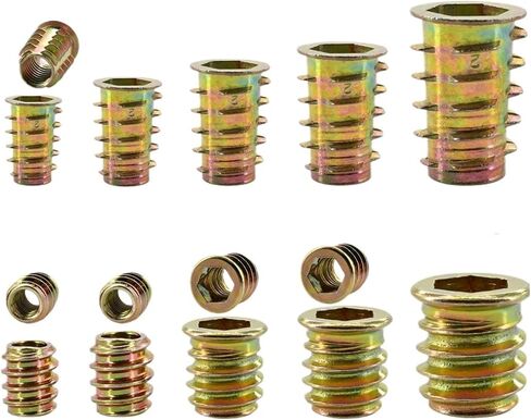 M4 M5 M6 M8 M10 Nut Nut zinc hex Drive Insert Nuts T-Type Woodworking Wood Isertnut Desk Desk Cairser in Kuwait
