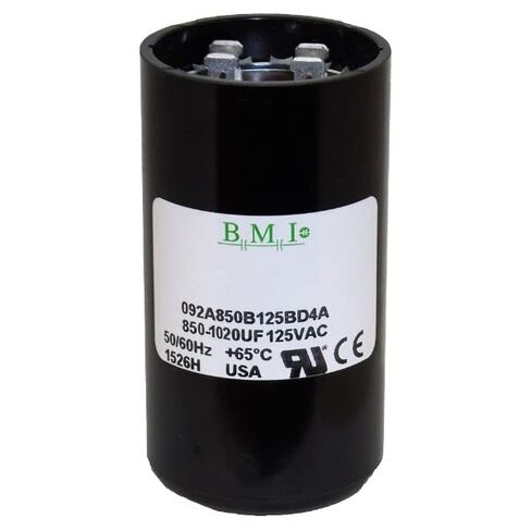 Universal Fit 850-1020 UF/MFD 110/125 VAC ROUND START CAPACITOR USA in Kuwait